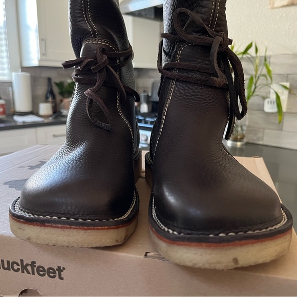 Duckfeet Silkeborg tall leather shearling wool winter boots size 39 new in box - Picture 9 of 16